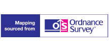 Mapping sourced from Ordnance Survey